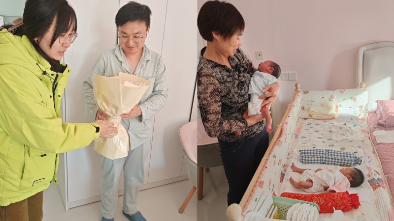 雙倍喜悅，雙倍關懷--探望喜得龍鳳胎員工家屬，傳遞溫暖與關懷